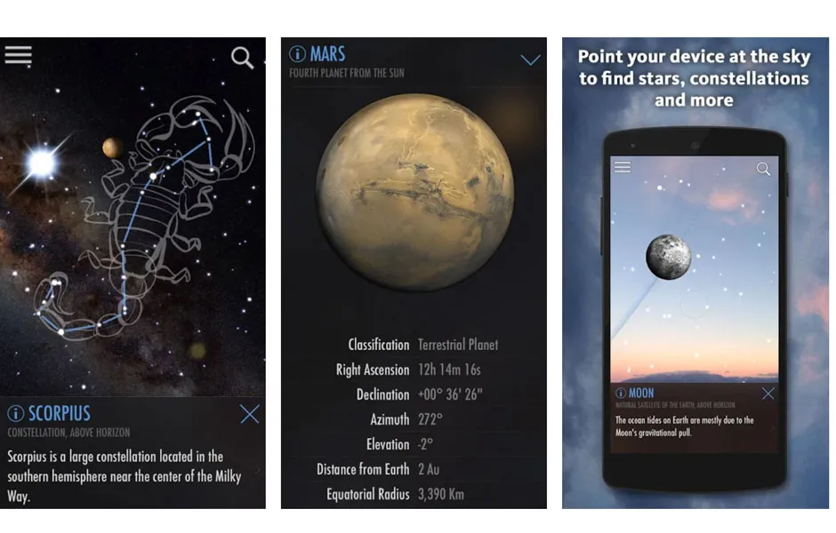 The best 5 apps all stargazers should download right now © SkyView