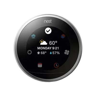 Nest Learning thermostat (Best smart home devices)