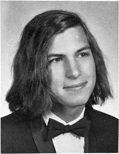 Jobs while he was at Homestead High in 1972 © Homestead High School, Public domain, via Wikimedia Commons