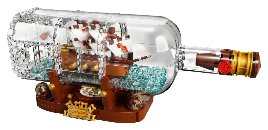 Ship in a bottle (Best adult Lego)