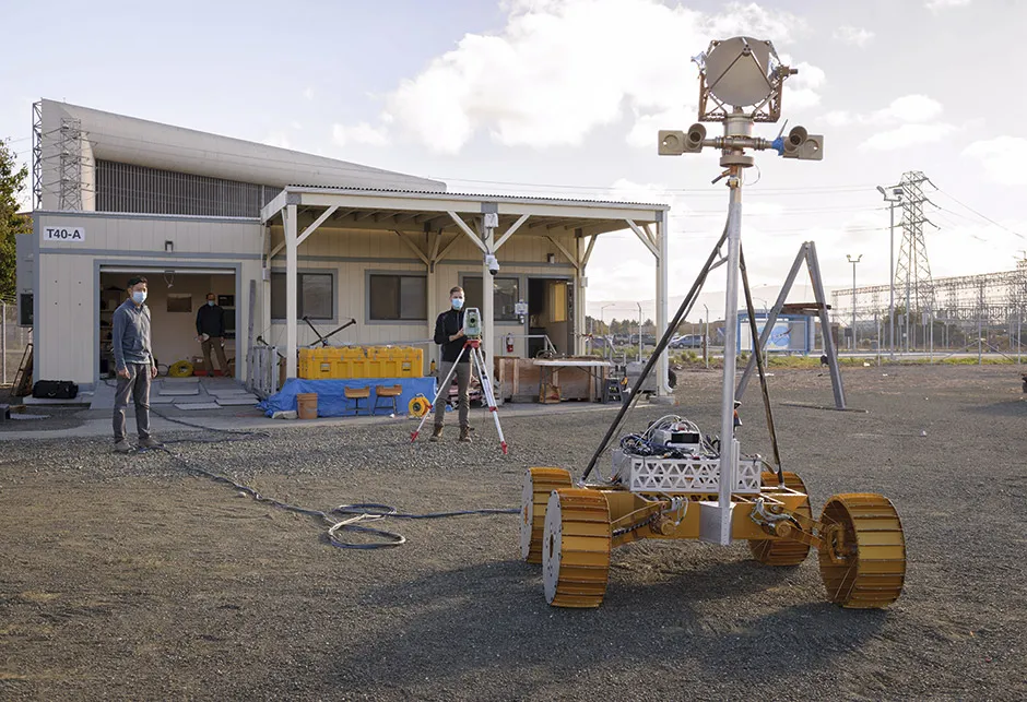NASA's VIPER rover being tested on Earth © NASA/Dominic Hart