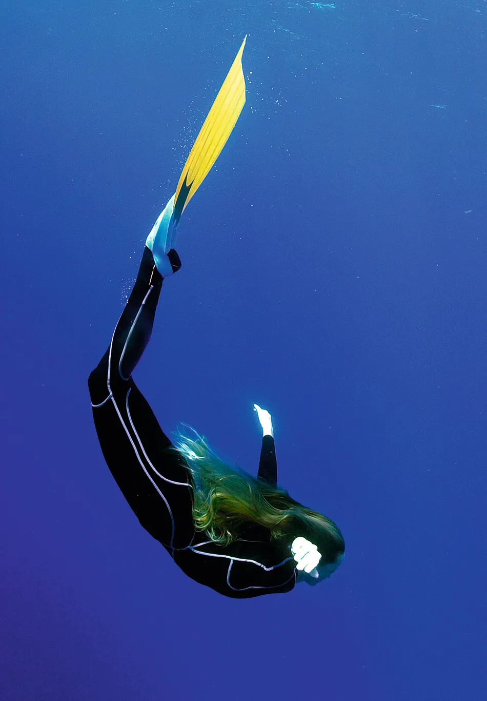 Top 10: Deepest freediving world records - Tanya Streeter © Alamy