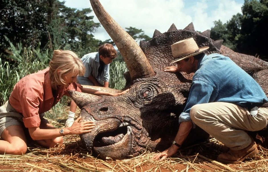 Triceratops as portrayed in Jurassic Park