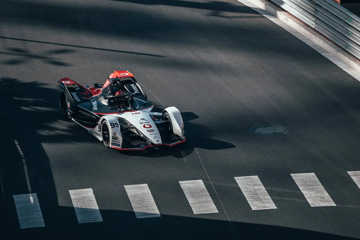 Batmobile? The Gen2 Formula E car is streamlined with a rear X-wing © FIA/Formula E