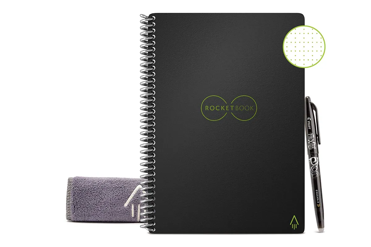 reusable notebook and cloth