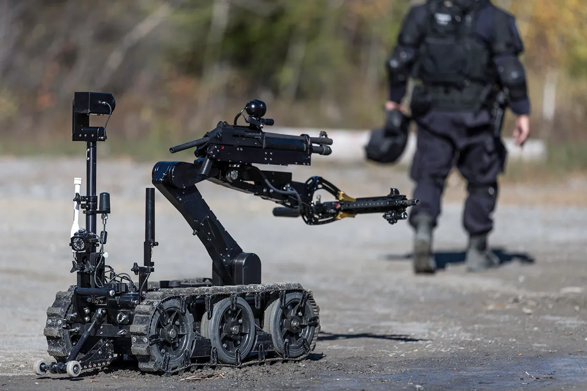 A bomb disposal robot © Getty Images