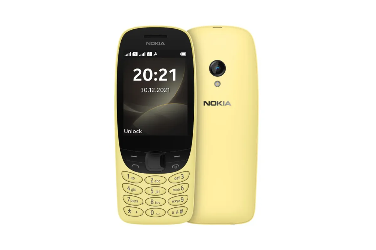 Nokia 6310 on white background