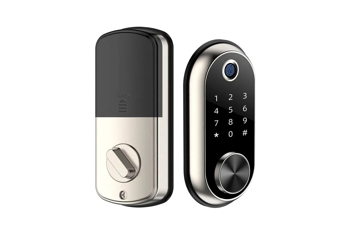 Roughshi smartlock on white background