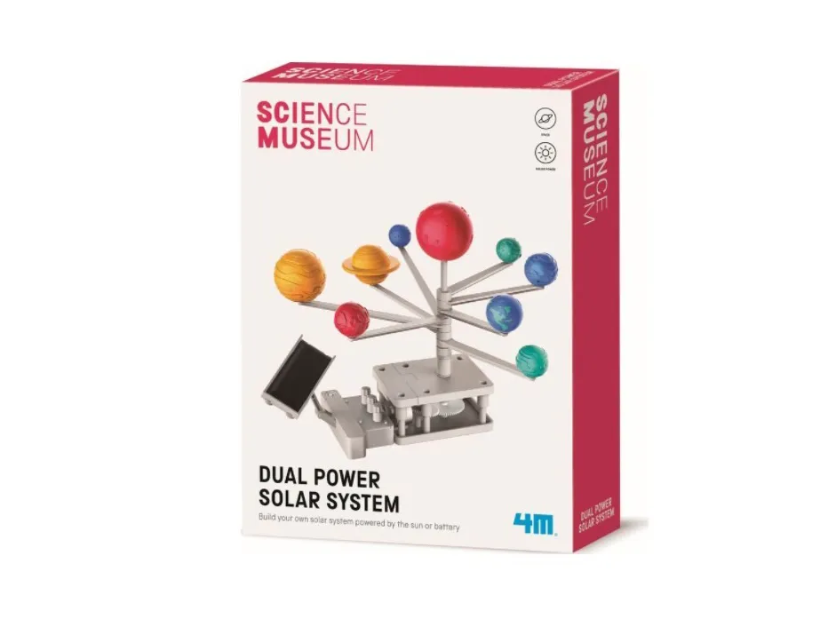SCIENCE MUSEUM Dual Power Solar System Science Kit on white background