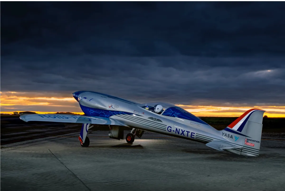 Spirit Of Innovation, the world's fastest all-electric plane