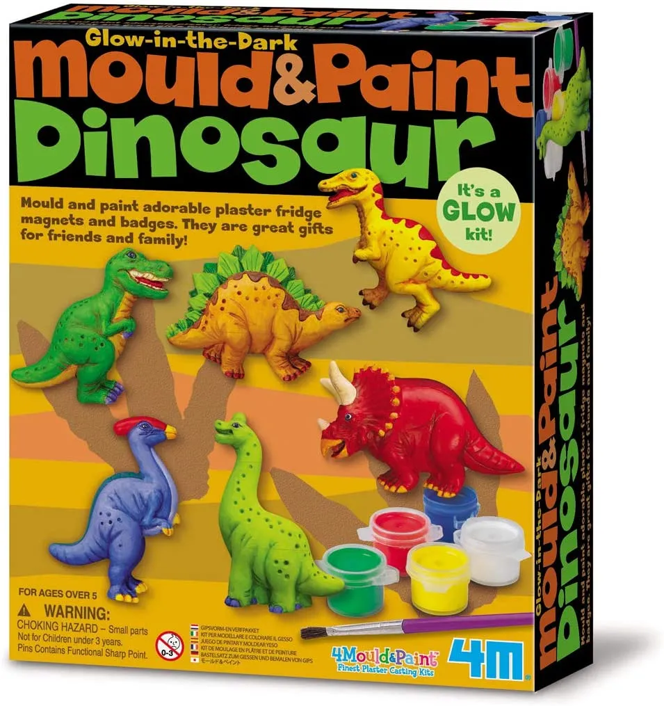Best dinosaur toys, 4M Paint and Mould dinosaur kit