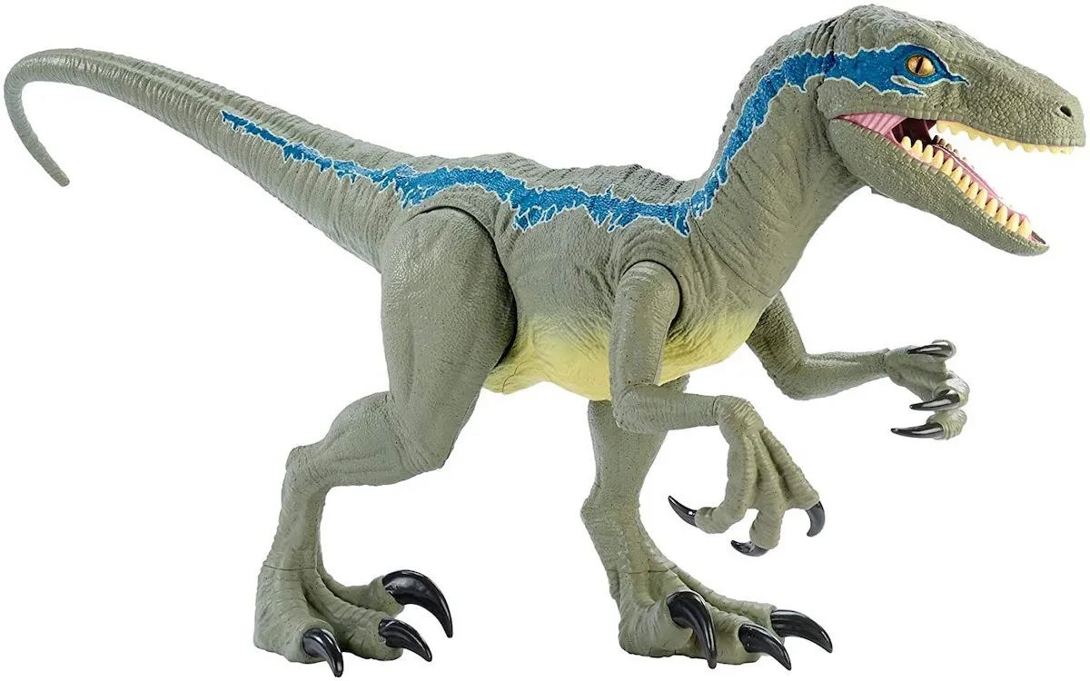 Best dinosaur toys, Super Colossal Velociraptor Blue