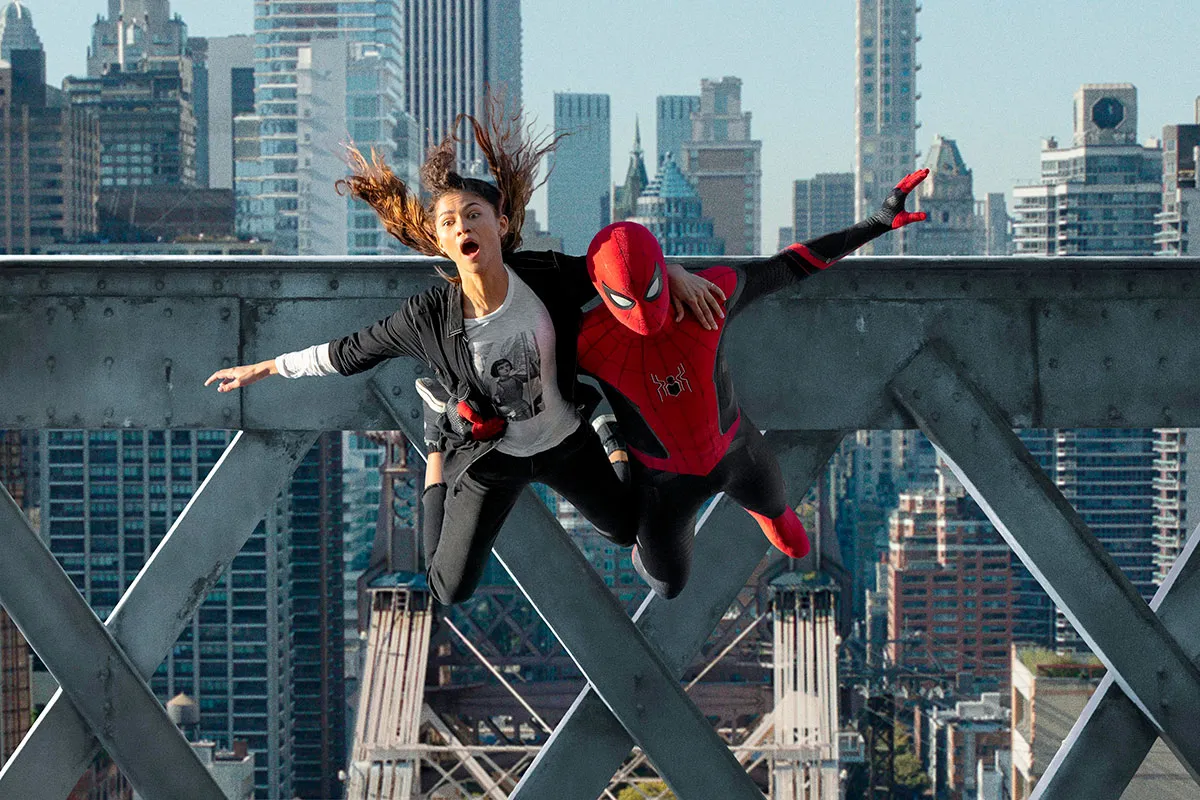 Swinging through the city is not too unbelievable © Sony Pictures Releasing/Marvel Studios/PA Media Select