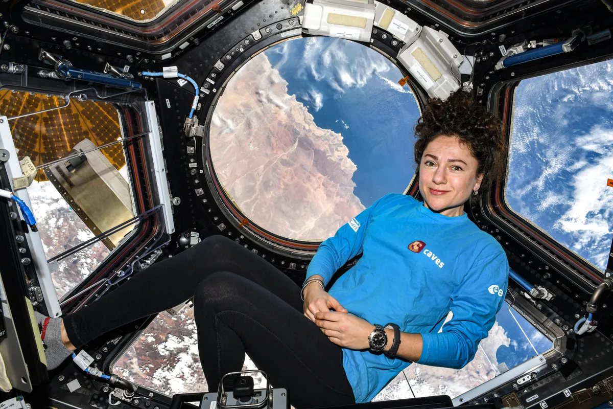 Astronaut Jessica Meir spent 204 days in space from 25 September 2019 to 17 April 2020. She completed three spacewalks, including the first all-female spacewalk alongside ISS crew member Christina Koch. © NASA/ESA