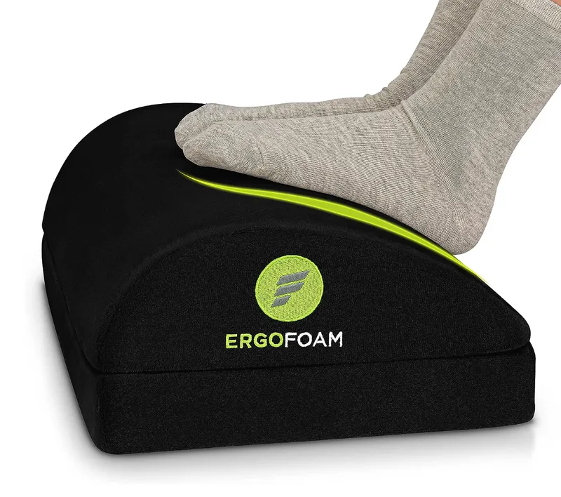 ErgoFoam Ergonomic Foot Rest for Under Desk
