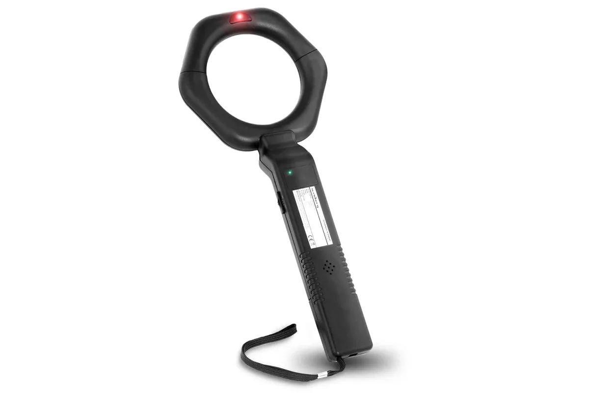 Handheld Metal Detector on a white background