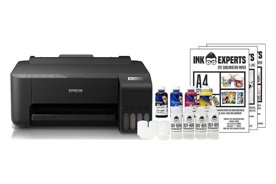 Ink Experts Dye Sublimation A4 Printer Bundle