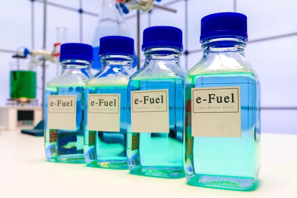 e-fuel in bottles