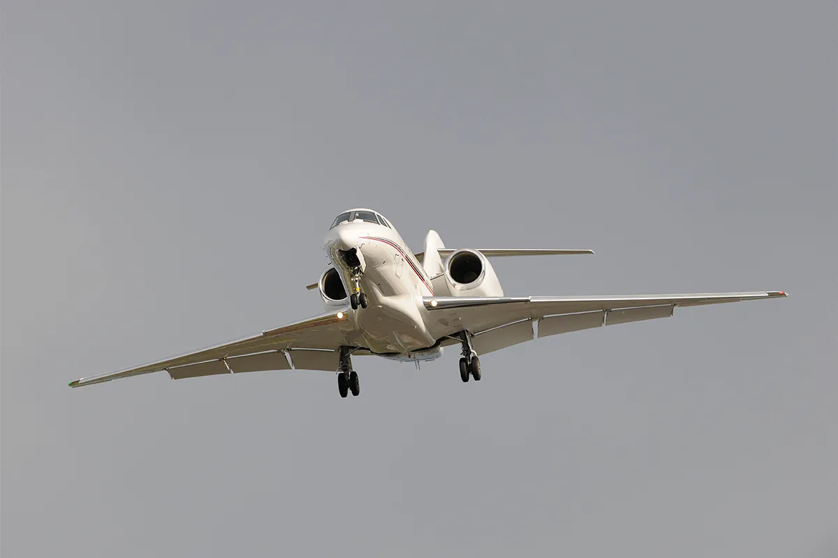 Cessna 750 Citation X / 10 on final-approach. (Photo by: Aviation-images.com/Universal Images Group via Getty Images)