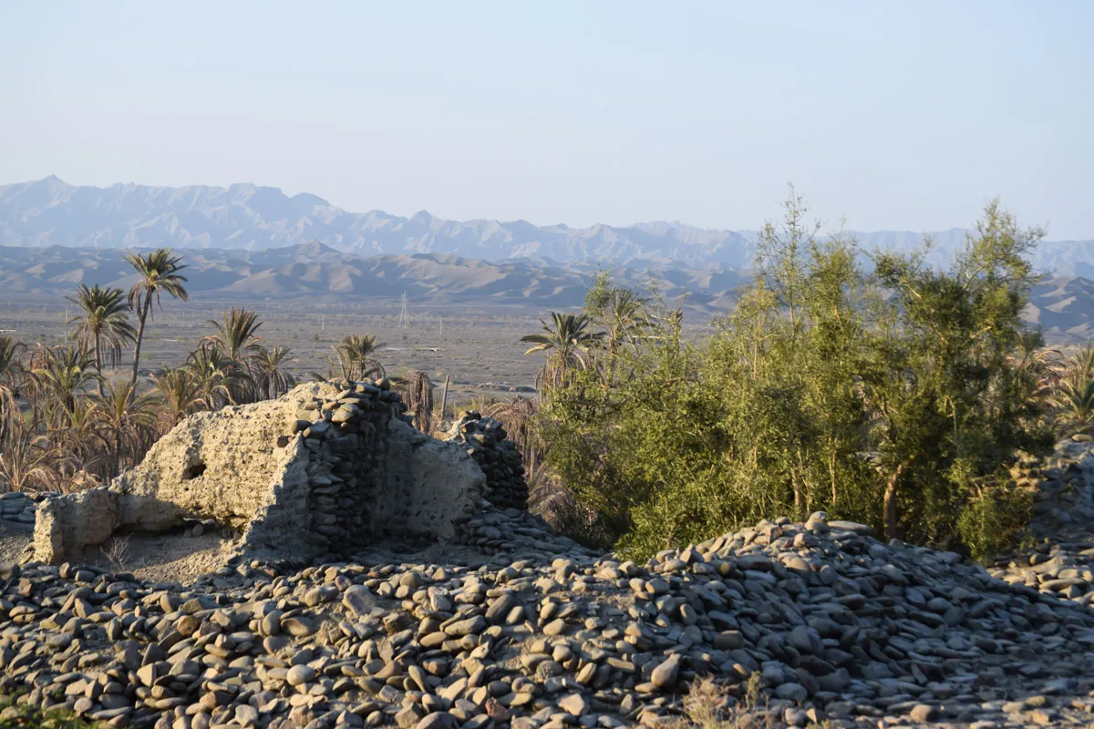 Desert landscape in Turbat, Pakistan