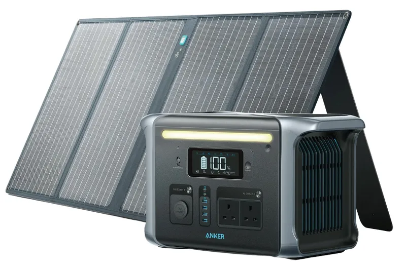 Anker SOLIX F1200 Solar Generator on a white background