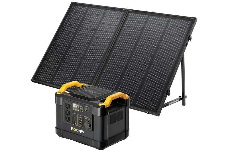 BougeRV Solar Generator on a white background