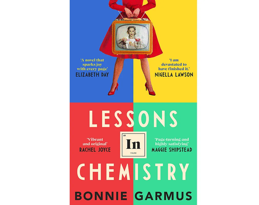 Book cover for 'Lessons In Chemistry'