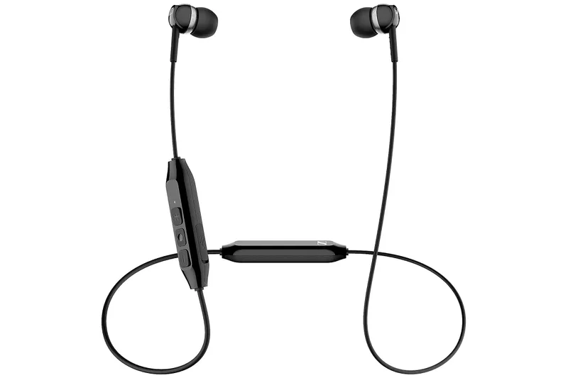 Sennheiser CX 150BT headphones on a white background