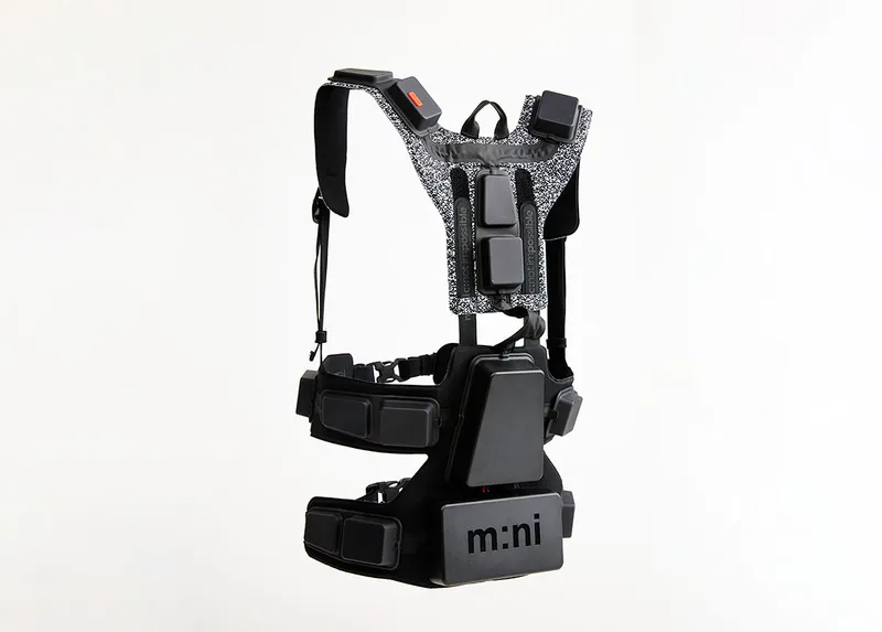 NotImpossible's haptic vest against a white background.