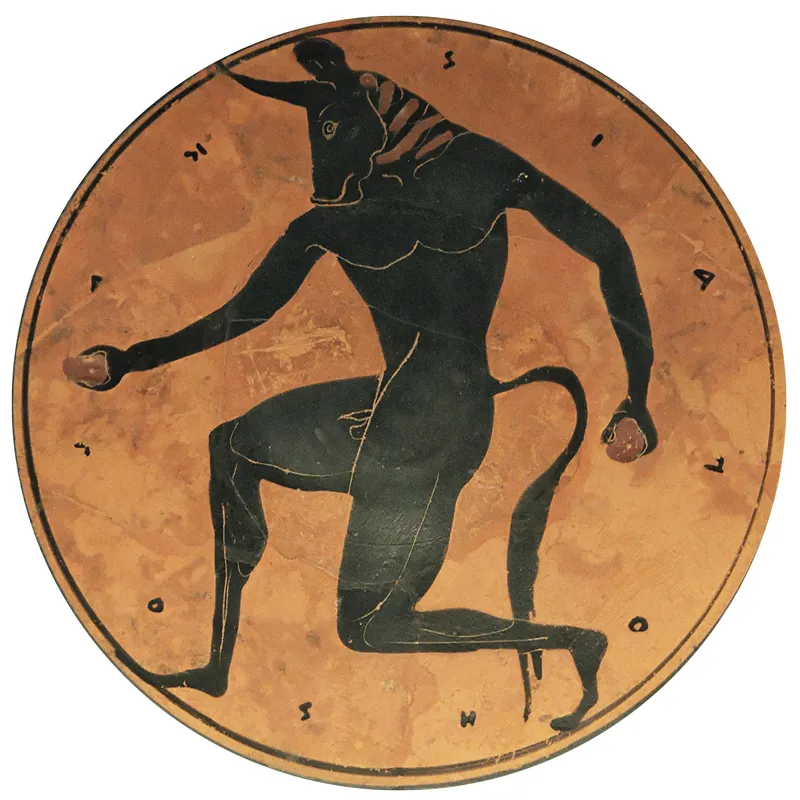 Ancient Greek Minotaur.