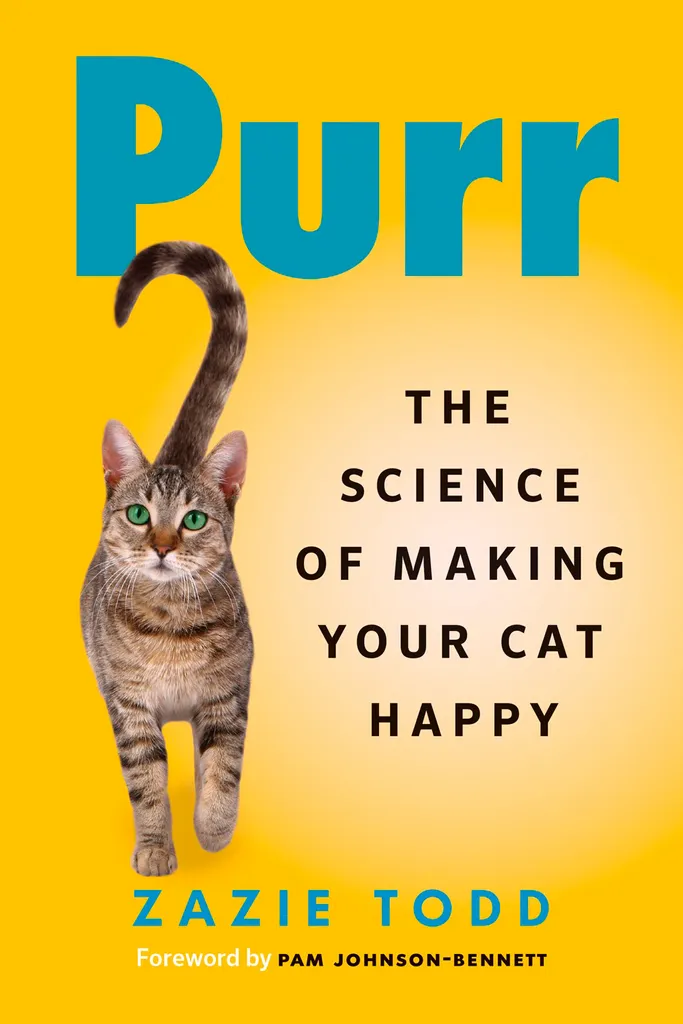 The cover of Purr, a book by Dr Zazie Todd.