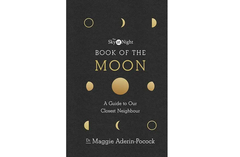 The front cover for the book Sky at Night: Book of the Moon