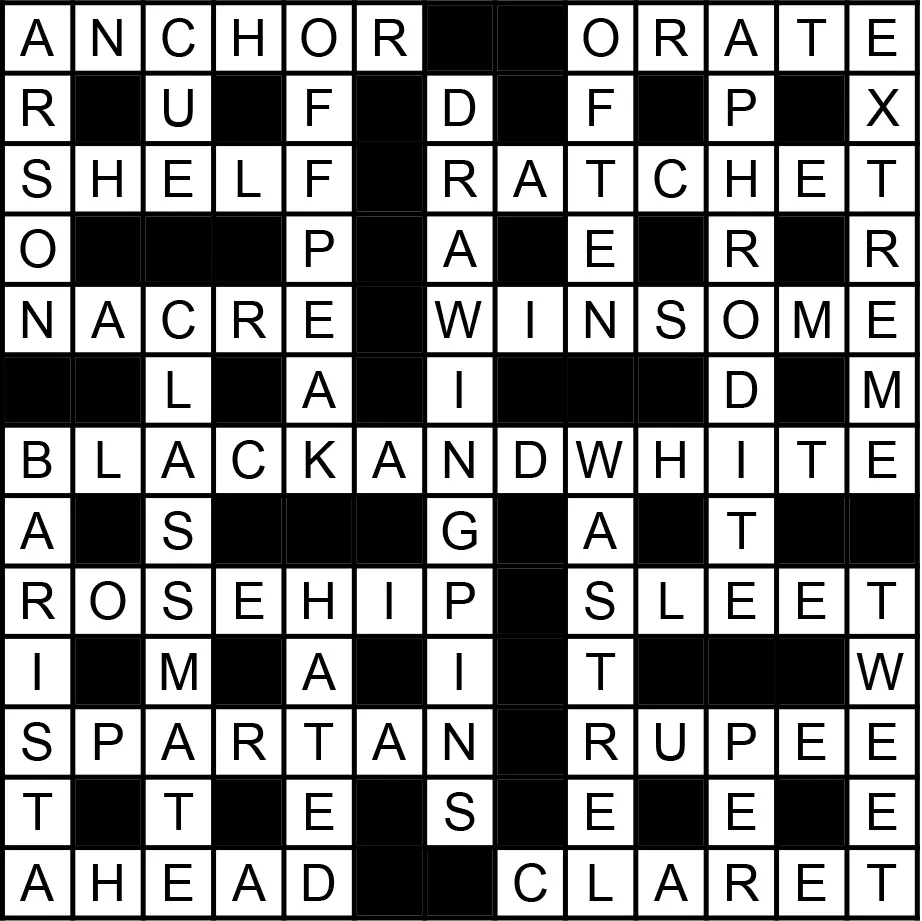 This is the crossword solution to issue 399 of BBC Science Focus