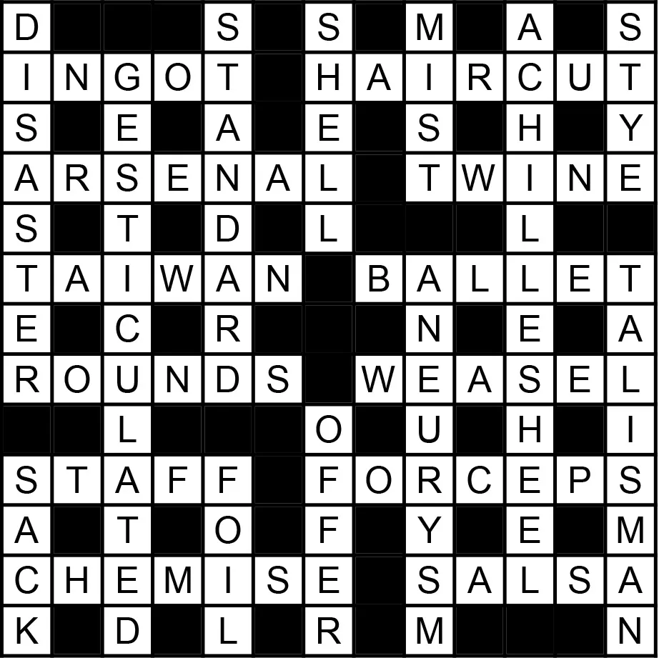 This is the crossword solution for issue 400 of BBC Science Focus magazine