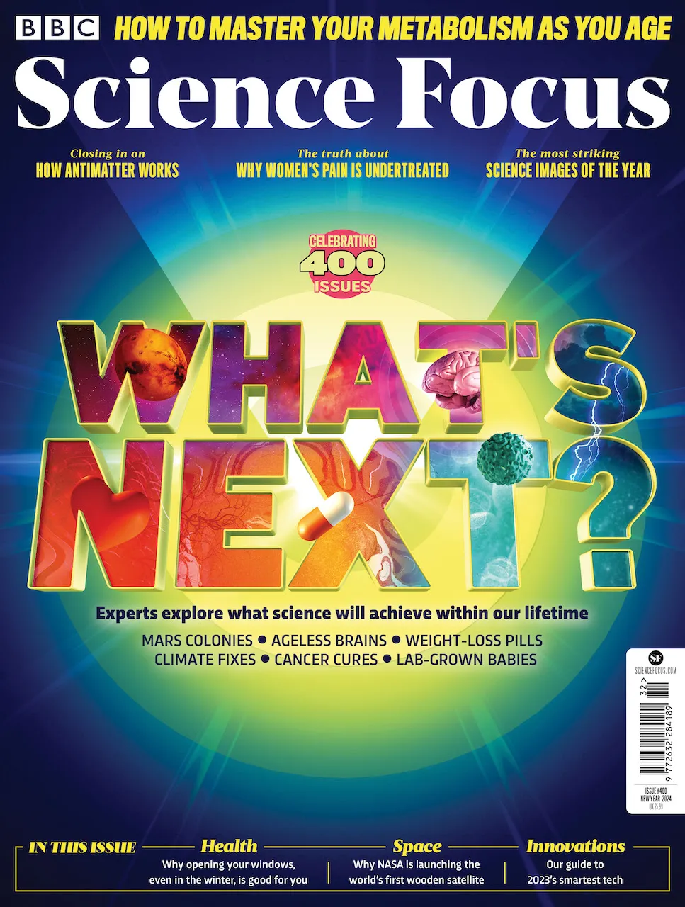 The front cover of BBC Science Focus magazine