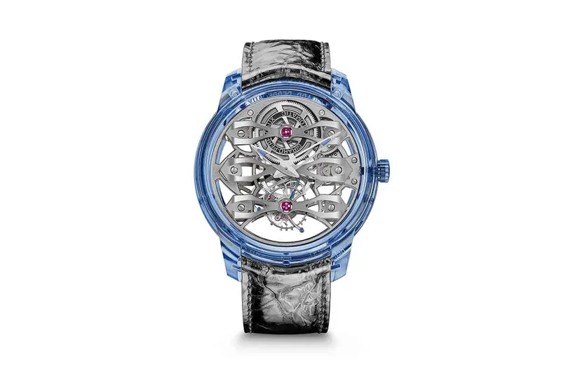 The Girard Perregaux Quasar Tourbillon watch on a white background