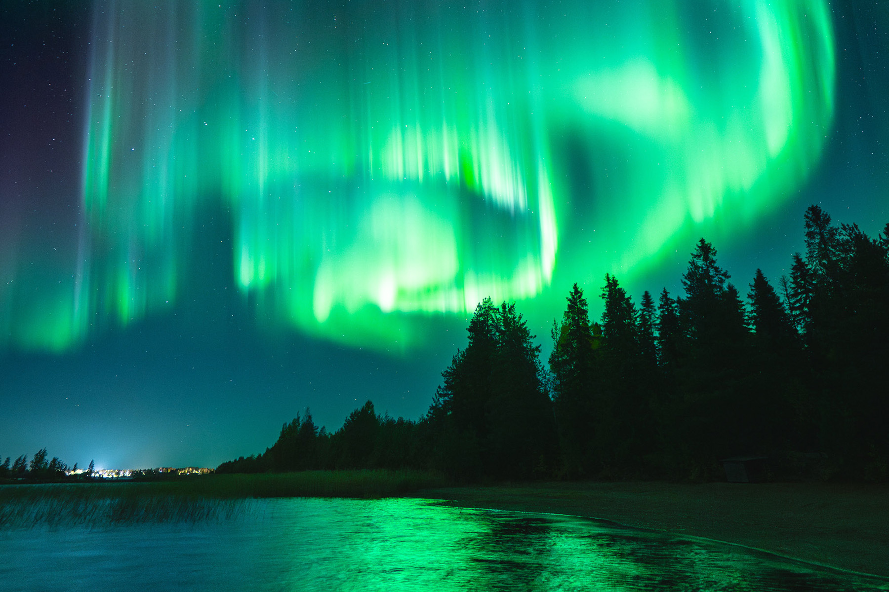 Auroras -Aurora Australis and Aurora Borealis -