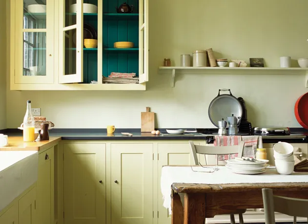 An example of a 'Long House' kitchen