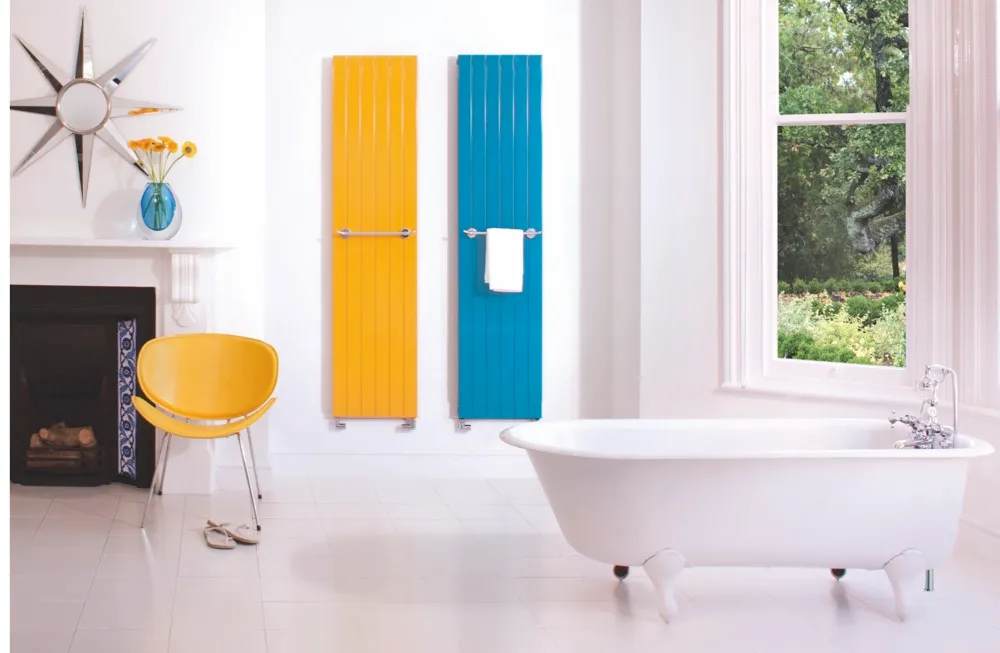 Bisque's 'Decorative panel' radiator (from £442.80) is available in 26 colours,13 finishes and a host of sizes