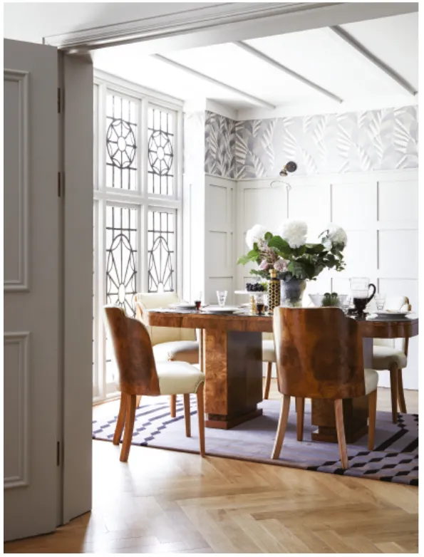 Art Deco style dining room