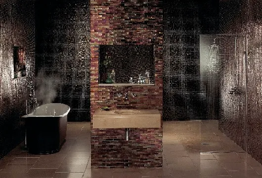 A mosaic washstand