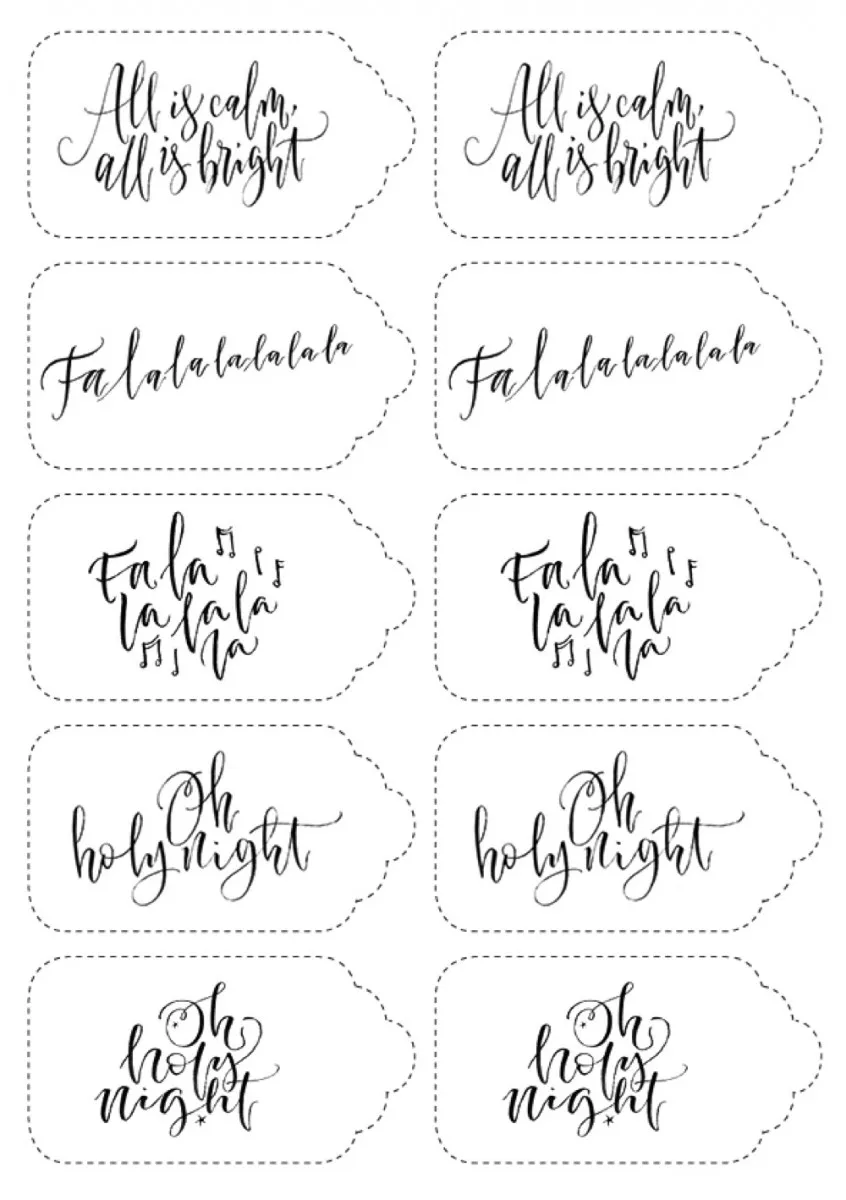 Calligraphy gift cards