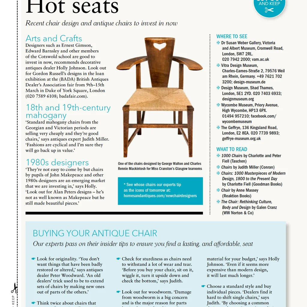How to collect antique chairs