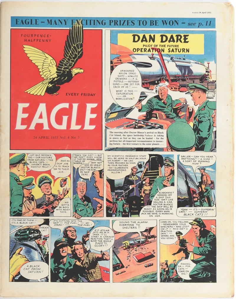 An Eagle comic strip