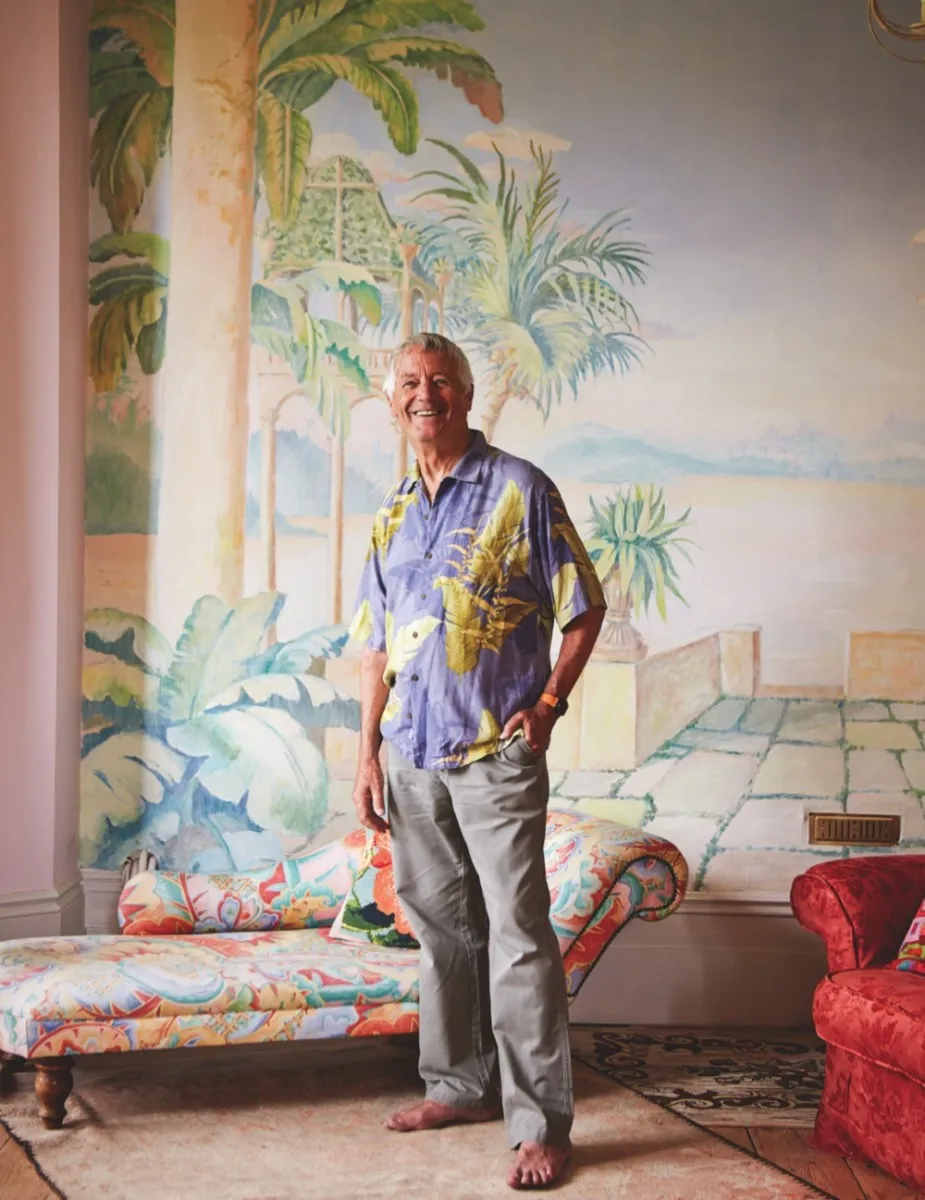 A picture of Kaffe Fassett in his Hastings home