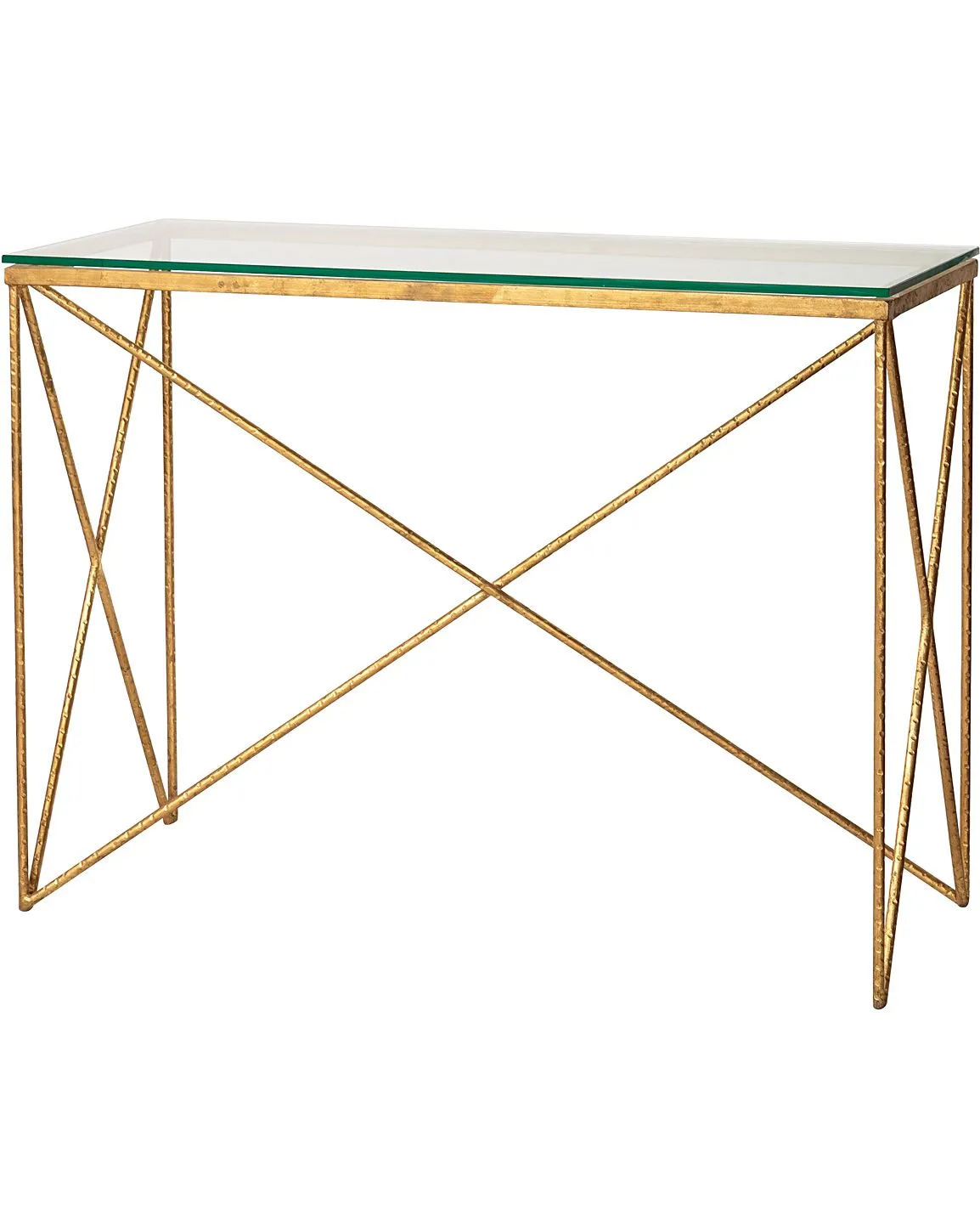 Oliver Bonas gold Luxe Console Table