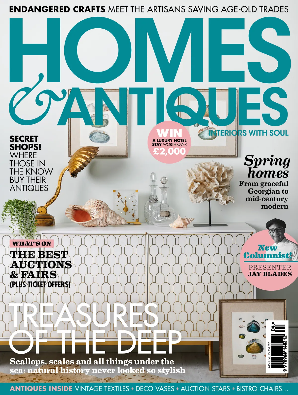 Homes & Antiques magazine April 2019 issue