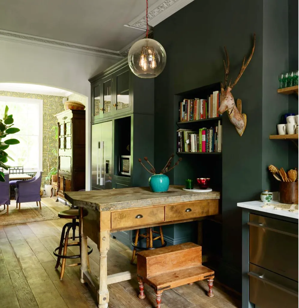 The Classic English kitchen by deVOL, starting from £25,000, gives an Islington townhouse a charming country feel.