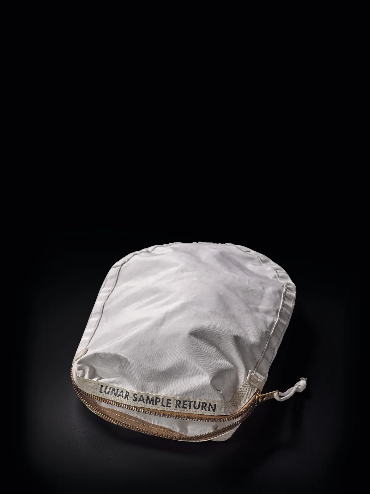 A bag used by Neil Armstrong to bring lunar samples back to earth