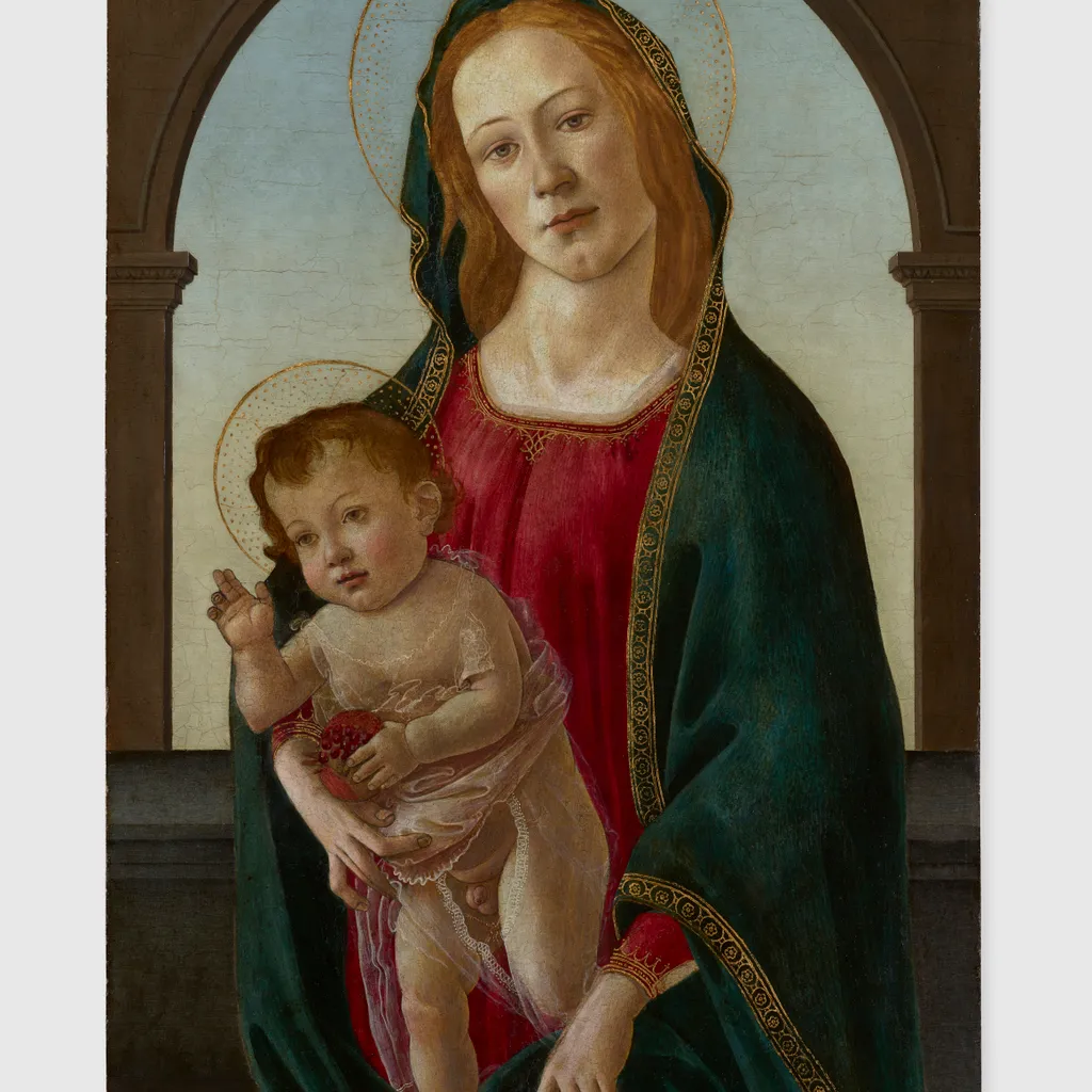 Cardiff Madonna Botticelli after conservation